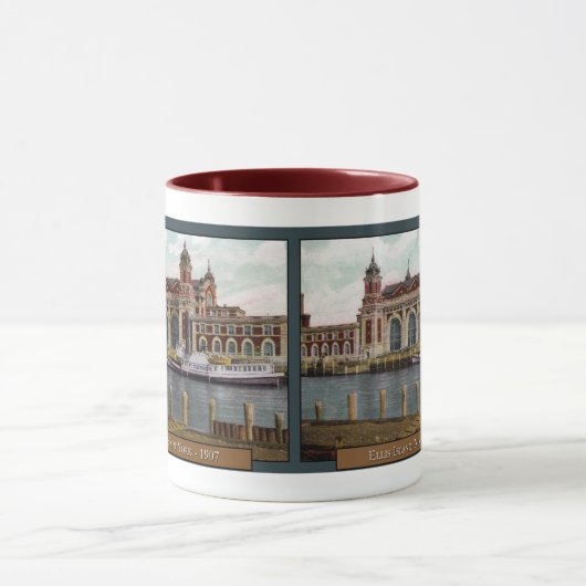 Ellis Island Coffee Mok (Midden)