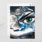 Ellis Island eye Briefkaart (Voorkant / Achterkant)