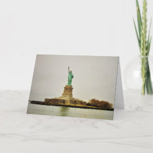 "Ellis Island" Gefeliciteerd Kaart