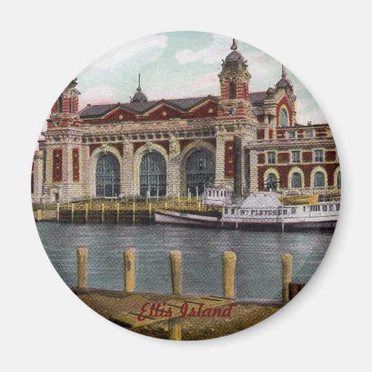 Ellis Island Magnet (Devant)