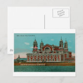 Ellis Island, New York City Briefkaart (Voorkant / Achterkant)