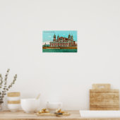  Ellis Island, New York City Poster (Keuken)