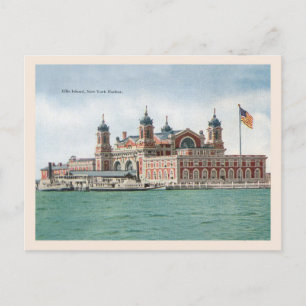 Ellis Island, New York Harbour Briefkaart