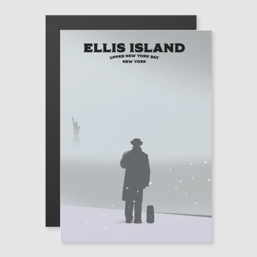 Ellis Island New York NYC (Voorkant / Achterkant)