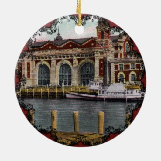  Ellis Island Ornament (Achterkant)