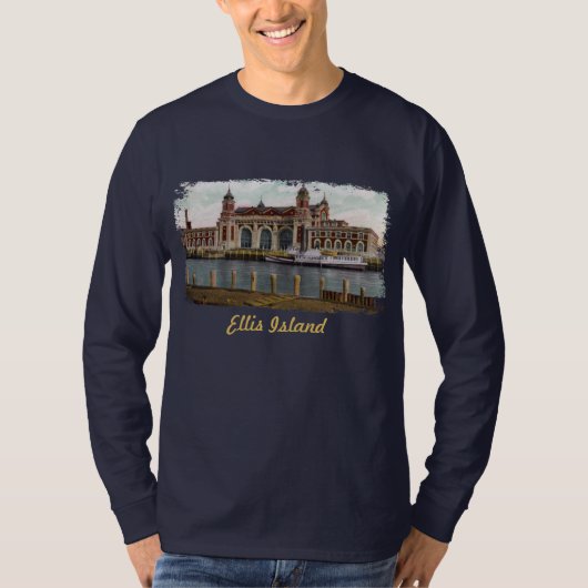 Ellis Island Painted Mannen Shirt (Voorkant)