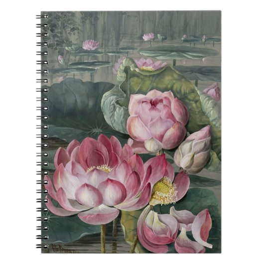 Ellis Rowan Sacred Lotus Water Lily Flower Notitieboek (Voorkant)