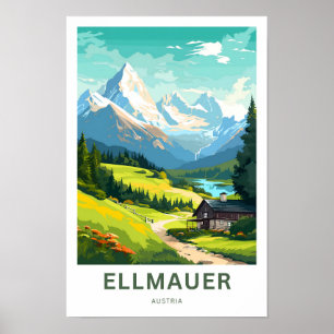 Ellmauer Oostenrijk Reisprint Poster