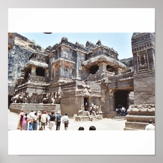 Ellora temple poster (Voorkant)