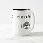 Elm Radio-Mokken Tweekleurige Koffiemok (Voorkant rechts)