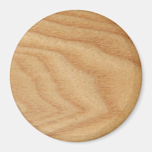 Elm Woodgrain Large Round Magnet Magneet (Voorkant)
