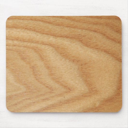 Elm Woodgrain Mouse Mat Muismat (Voorkant)
