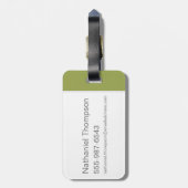 ELMER FUDD™ & BUGS BUNNY™ "Wabbits Not Weapons" Bagagelabel (Achterkant verticaal)