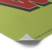 ELMER FUDD™ & BUGS BUNNY™ "Wabbits Not Weapons" Poster (Hoek)