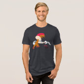 ELMER FUDD™ en BUGS BUNNY™ Tri-Blend Shirt (Voorkant volledig)