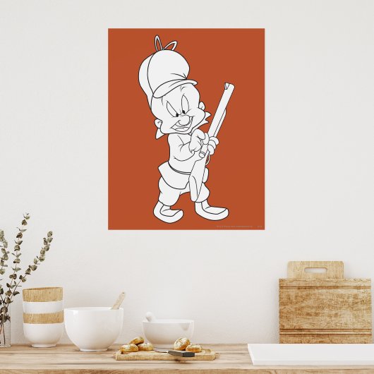 ELMER FUDD™ Hunting Poster (Keuken)