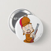 ELMER FUDD™ Klaar om te hakken Ronde Button 5,7 Cm (Voorkant /achterkant)