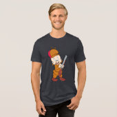 ELMER FUDD™ Klaar om te hakken Tri-Blend Shirt (Voorkant volledig)