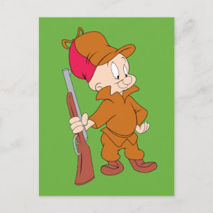 ELMER FUDD™   Met Pistool Briefkaart