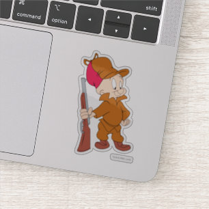 ELMER FUDD™   Met Pistool Sticker
