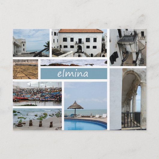 elmina briefkaart (Voorkant)