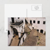 elmina château cour carte postale (Devant / Derrière)