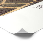 Elmira, NY Panoramic Map - 1873 Poster (Hoek)