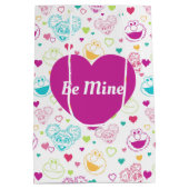 Elmo & Abby Cadabby Valentijn Hearts Pattern Medium Cadeauzakje (Achterkant)