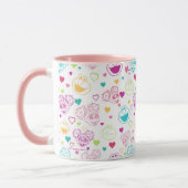 Elmo & Abby Cadabby Valentijn Hearts Pattern Mok (Links)