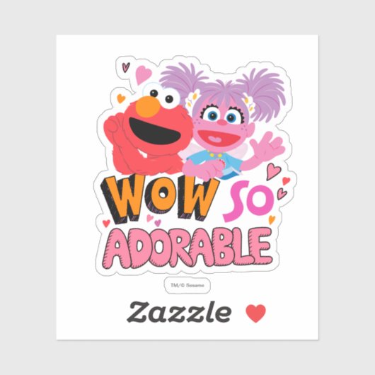 Elmo & Abby| Zo Schattige Sticker (Vel)