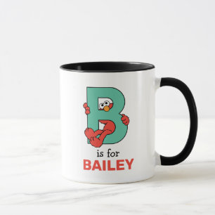 Elmo Alfabet   B Teal Mok