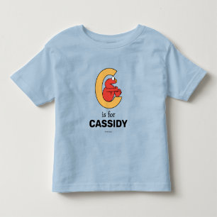 Elmo Alfabet   C Oranje Kinder Shirts