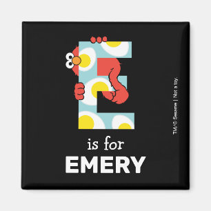Elmo Alfabet E Eieren Magneet