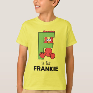 Elmo Alfabet   F Groen T-shirt