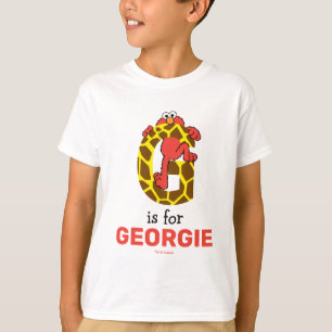 Elmo Alfabet   G Giraffe T-shirt