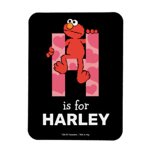 Elmo Alfabet   H Hartjes Magneet
