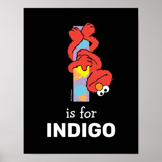 Elmo Alfabet | I Ijs Poster (Voorkant)