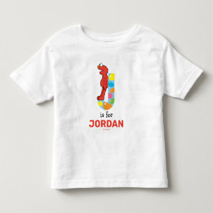 Elmo Alfabet   J Jelly Bean Kinder Shirts