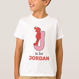 Elmo Alfabet J Pink T-shirt