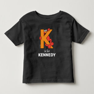 Elmo Alfabet   K Oranje Kinder Shirts