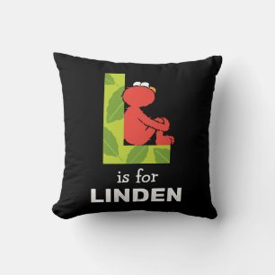 Elmo Alfabet   L Blad Kussen