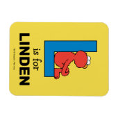 Elmo Alfabet | L Blauw Magneet (Horizontaal)