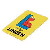 Elmo Alfabet | L Blauw Magneet (Linkerzijde)