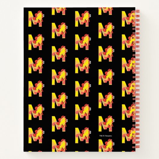 Elmo Alfabet | M Muzie Notitieboek (Achterkant)
