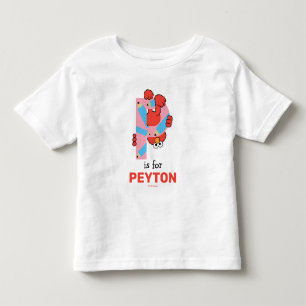 Elmo Alfabet P Potlood Kinder Shirts