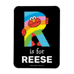 Elmo Alfabet R Regenboog Magneet