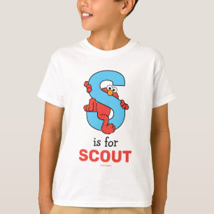 Elmo Alfabet S Blauw T-shirt