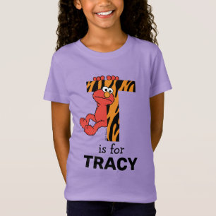 Elmo Alfabet   T Tijger T-shirt