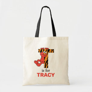 Elmo Alfabet   T Tijger Tote Bag
