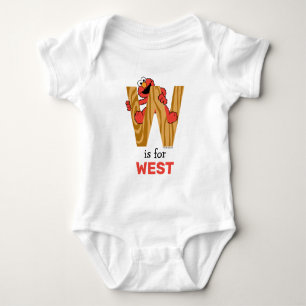 Elmo Alfabet   W Hout Romper
